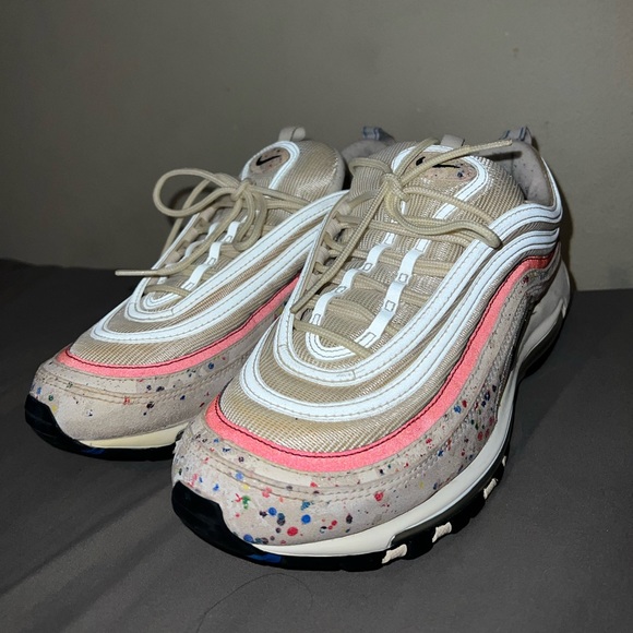 nike 97 paint splatter
